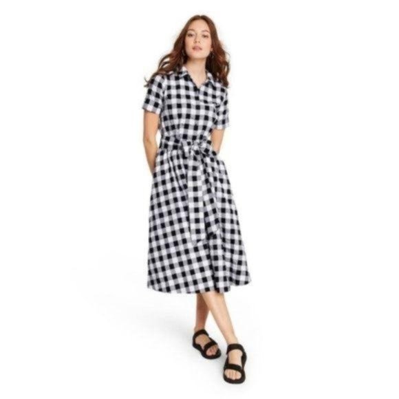 NEW Lisa Marie Fernandez for Target Gingham Dress - Picture 2 of 6